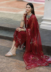 Lawn Collection - Saadia Asad - Eid Handwork - Laserkari - D#1