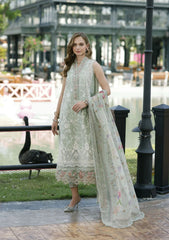 Lawn Collection - Saadia Asad - Eid Handwork - Laserkari - D#5