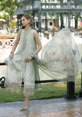 Lawn Collection - Saadia Asad - Eid Handwork - Laserkari - D#5