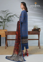 Lawn Collection - Asim Jofa - Basic - Print - 3 Pcs - AJBP#44