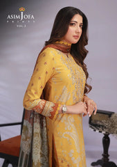 Lawn Collection - Asim Jofa - Basic - Print - 3 Pcs - AJBP#47
