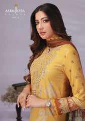 Lawn Collection - Asim Jofa - Basic - Print - 3 Pcs - AJBP#47