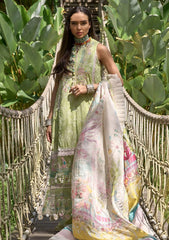 Lawn Collection - Ansab Jahangir - Zoha - Luxury 24 - AJ24#02 - LOTUS POD