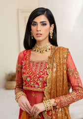 Formal Collection - Rubaaiyat - Handwork Wedding 23 - Crimson - D#01