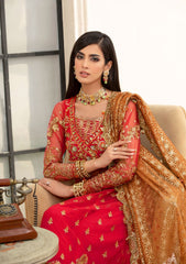 Formal Collection - Rubaaiyat - Handwork Wedding 23 - Crimson - D#01