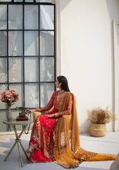 Formal Collection - Rubaaiyat - Handwork Wedding 23 - Crimson - D#01