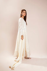 Pret Collection - Manahils - Safiyya - KURTI 099 - Off White