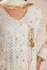 Pret Collection - Manahils - Safiyya - KURTI 099 - Off White
