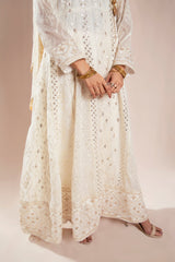 Pret Collection - Manahils - Safiyya - KURTI 099 - Off White