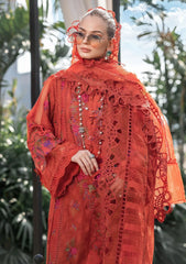 Lawn Collection - Maria B - Eid - EL#3 - Brunt Orange