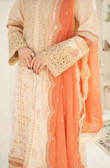 Lawn Collection - Maryum N Maria - Amaya - Graceful Beige (MLFD-127)