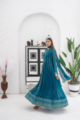 Pret Collection - Manahils - Saffiya - KURTI 106-TEAL
