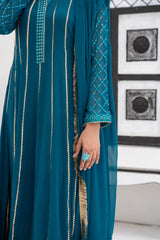 Pret Collection - Manahils - Saffiya - KURTI 106-TEAL