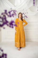Pret Collection - Manahils - Saffiya - KURTI-099 - Rust