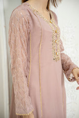 Pret Collection - Manahils - Saffiya - KURTI 123 - T Pink