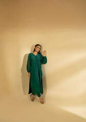 Winter Collection - Fozia Khalid - Silk Edit - Emerald Symphony - D#12