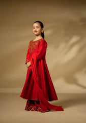 Kids Collection - Fozia Khalid - Silk Edit - Scarlet Dynasty