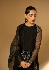Winter Collection - Fozia Khalid - Silk Edit - Black Swan - D#03