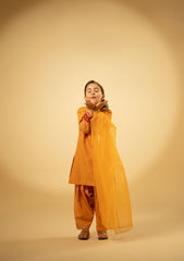 Kids Collection - Fozia Khalid - Silk Edit - luxe Amber
