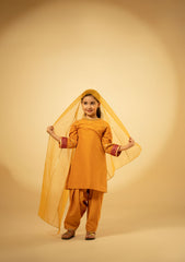 Kids Collection - Fozia Khalid - Silk Edit - luxe Amber