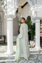 Pret Collection - Manahils - Safiyya - KURTI 105 - Aqua