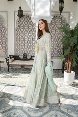 Pret Collection - Manahils - Safiyya - KURTI 105 - Aqua