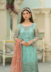 Formal Collection - AN By Badar Embroidery - Rang e Jahan - ALC#06 - Sea Aqua