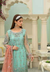 Formal Collection - AN By Badar Embroidery - Rang e Jahan - ALC#06 - Sea Aqua
