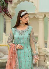 Formal Collection - AN By Badar Embroidery - Rang e Jahan - ALC#06 - Sea Aqua