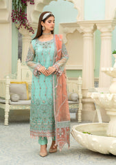 Formal Collection - AN By Badar Embroidery - Rang e Jahan - ALC#06 - Sea Aqua