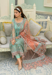 Formal Collection - AN By Badar Embroidery - Rang e Jahan - ALC#06 - Sea Aqua