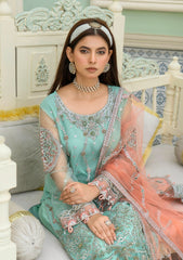 Formal Collection - AN By Badar Embroidery - Rang e Jahan - ALC#06 - Sea Aqua