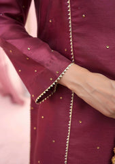 Pret Collection - Flores - Raw Silk - F#02 - Mehroon