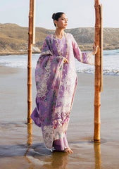 Lawn Collection - Elaf Premium - Hai Kuch - EK24#02 - A - Banafsha