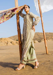 Lawn Collection - Elaf Premium - Hai Kuch - EK24#08 - Pur Shokh