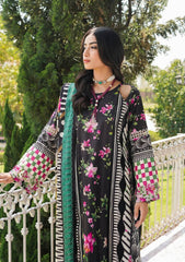 Lawn Collection - Elaf Premium - Printed - EEP#02A - Dark Floral