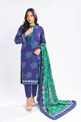 Winter Collection - Al Karam - Unstitched 24 - FW-46.1-24-BLUE