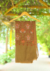 ARI Work Wool Shawl D - 03 - CH Brown