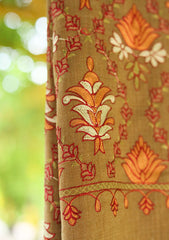 ARI Work Wool Shawl D - 03 - CH Brown