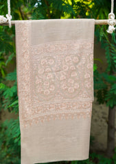 Pashmina Ari Work Shawl D - 176 - L Brown