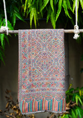 Pashmina Kaani Jamawar Shawl D - 137 - D Skin