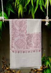 Pashmina Ari Work Shawl D - 184 - L Mouse