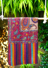 Pashmina Kalamkari Shawl D - 37 - D Maroon