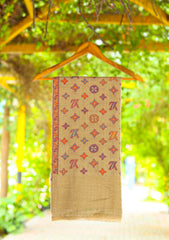 Pashmina Jamawar Shawl D - 06 - Brown