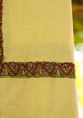 Pashmina Kashmiri Border Shawl D - 29 - Skin