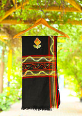 ARI Work Wool Shawl D - 03 - Black