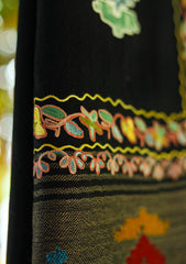 ARI Work Wool Shawl D - 03 - Black