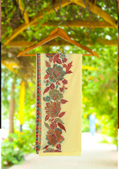Pashmina Jamawar Shawl D - 05 - Off White