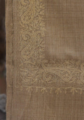 Wool Ari Work Shawl D - 21H - L BROWN
