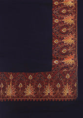 Pashmina Emboridered Shawl D - 168 - N BLUE